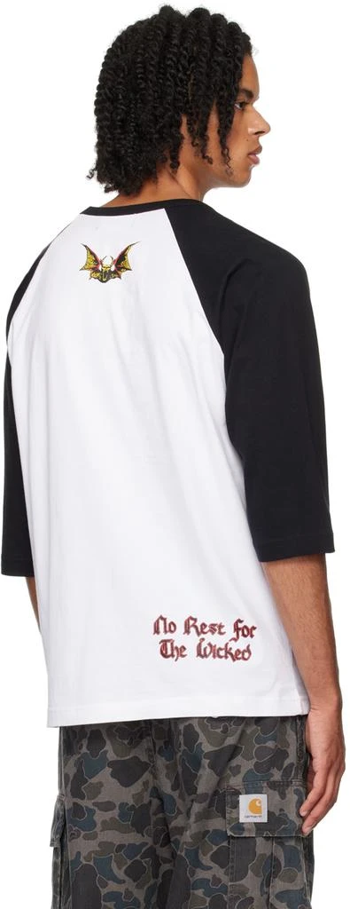 DEVÁ STATES Black & White Bats T-Shirt 3