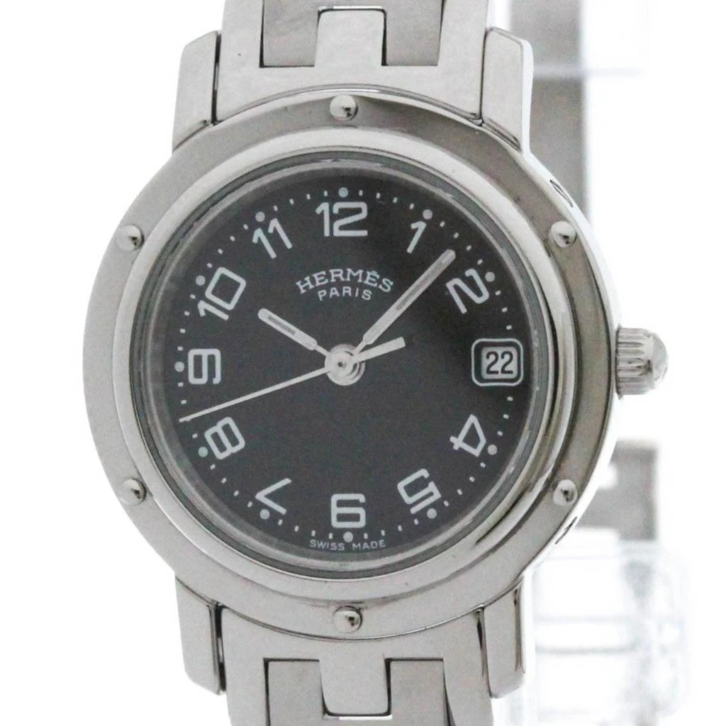 Hermes Clipper Steel Earring Watch (Pre-Owned) 1