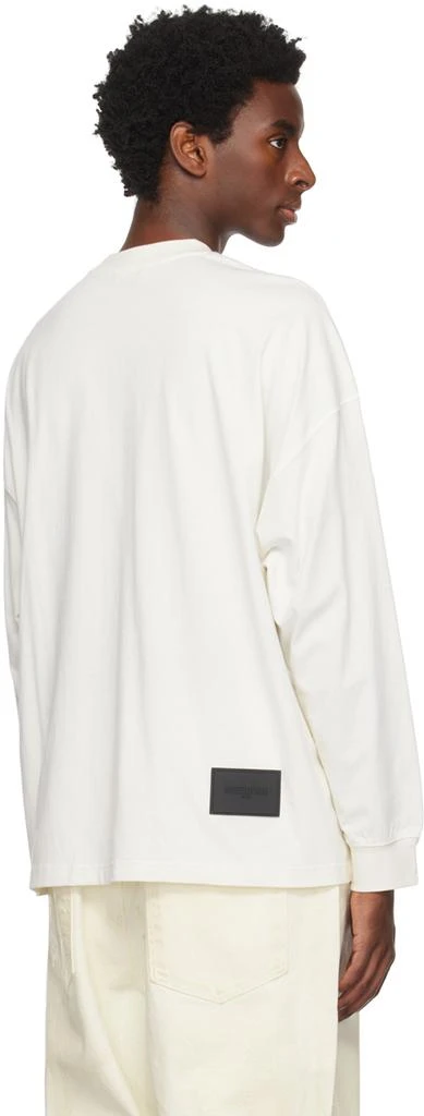 We11done White Graphic Long Sleeve T-Shirt 3