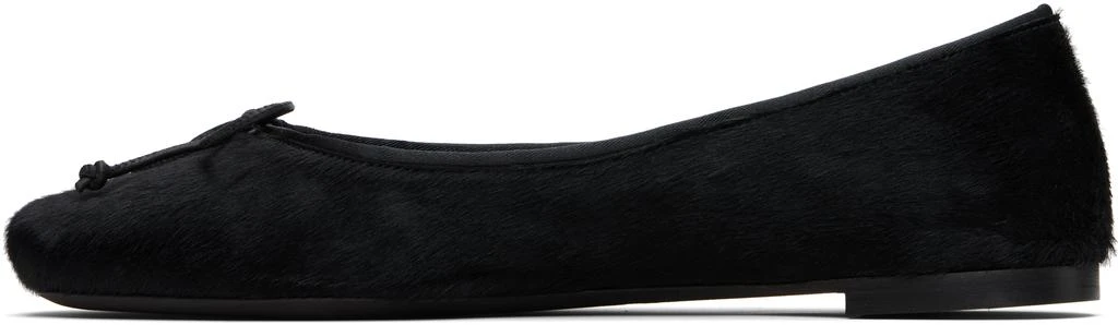 Khaite Black Charlotte Ballerina Flats 3