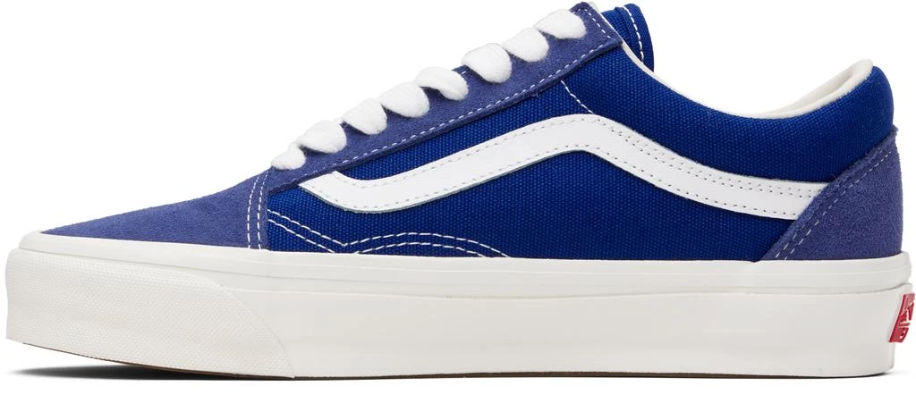 Vans Blue Premium Old Skool Suede Sneakers 3