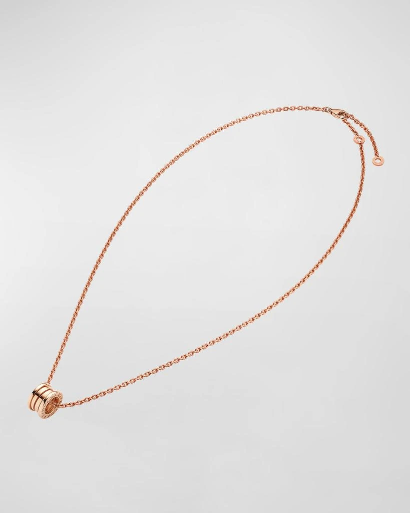 BVLGARI B.Zero1 Pendant Necklace in Pink Gold 3