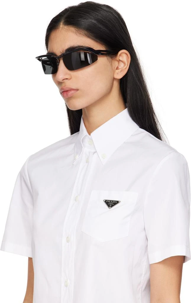 Prada Black Twisted Frame Sunglasses 4