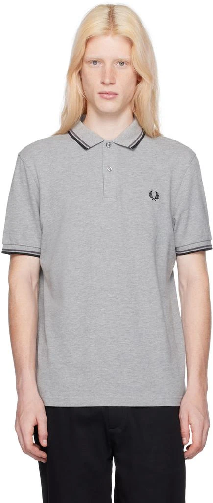 Fred Perry Gray 'The Fred Perry' Polo 1