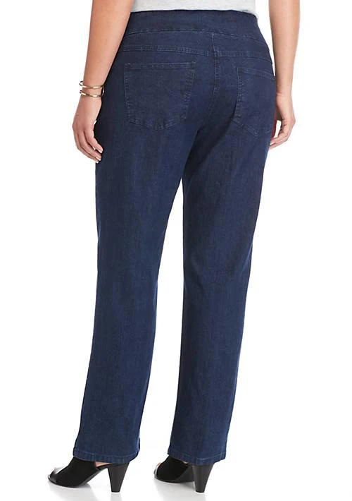 Ruby Rd Rd Plus Size Stretch Denim Pants   Short Length 2