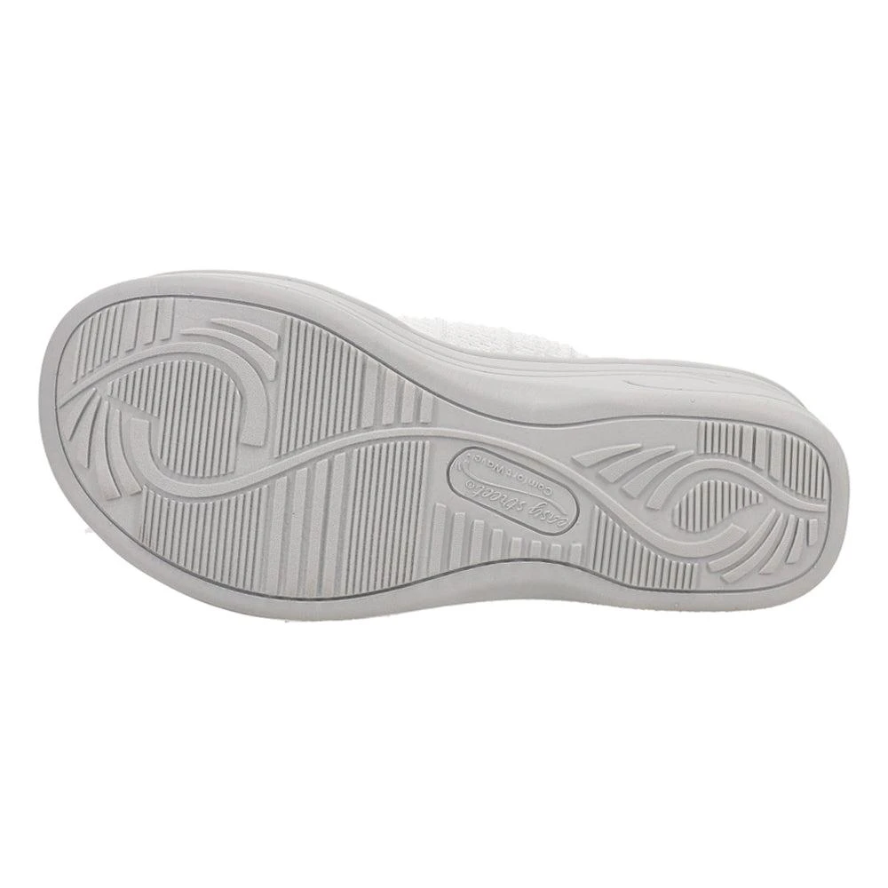 Easy Street Airy Perforated Slide Wedge Sandals 5