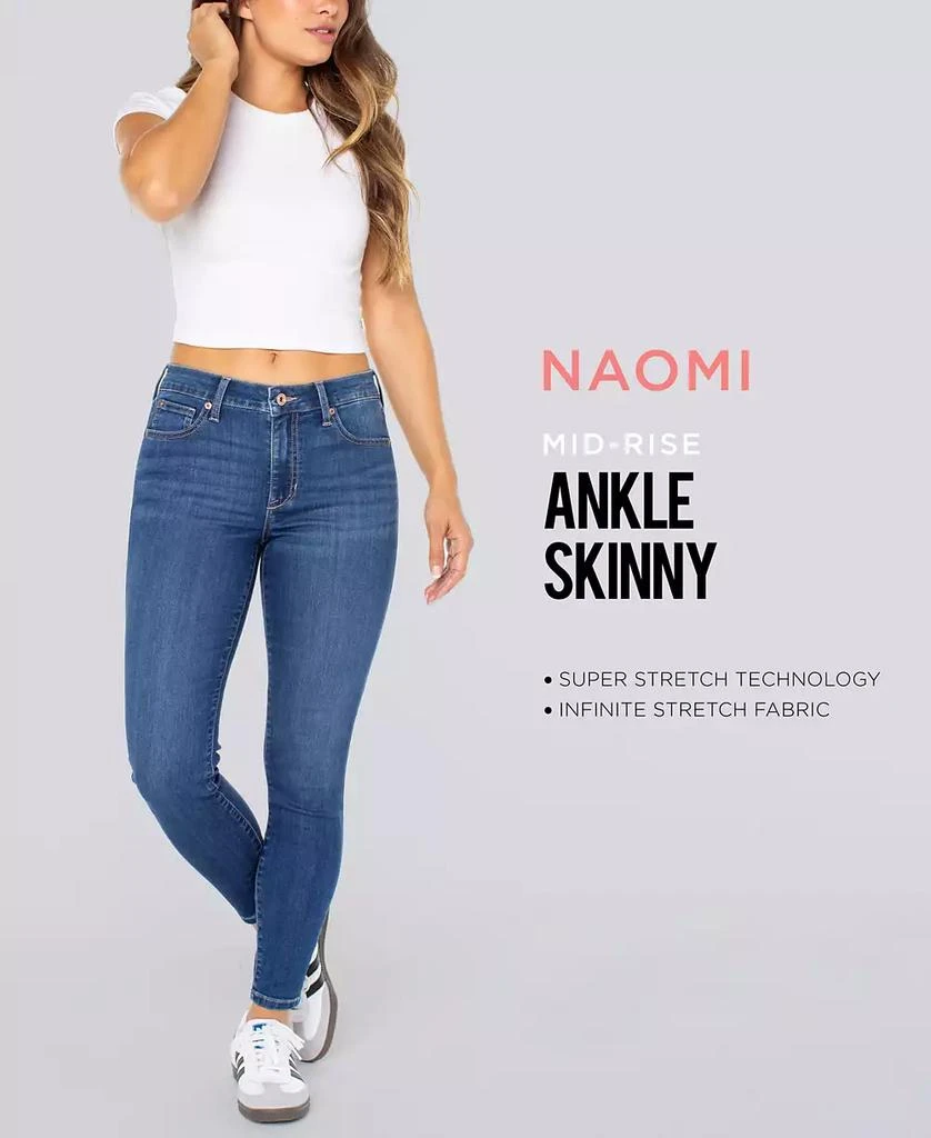 Celebrity Pink Juniors' Curvy Mid-Rise Skinny Ankle Jeans 5