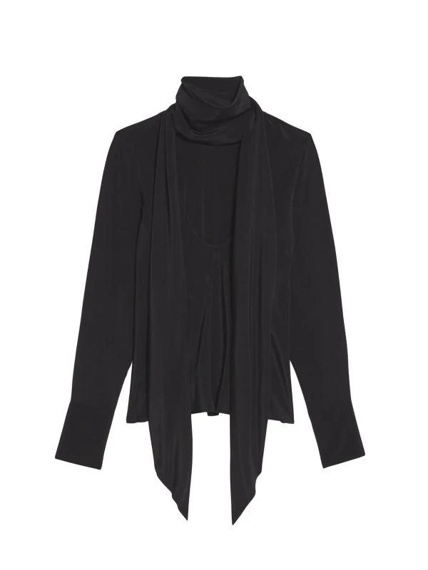 Helmut Lang Silk Scarf Top 5