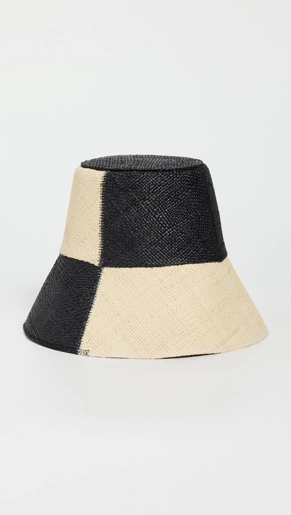 JOHANNA ORTIZ Antique Ecru/Iconic Black Heaven and Earth Hat 1