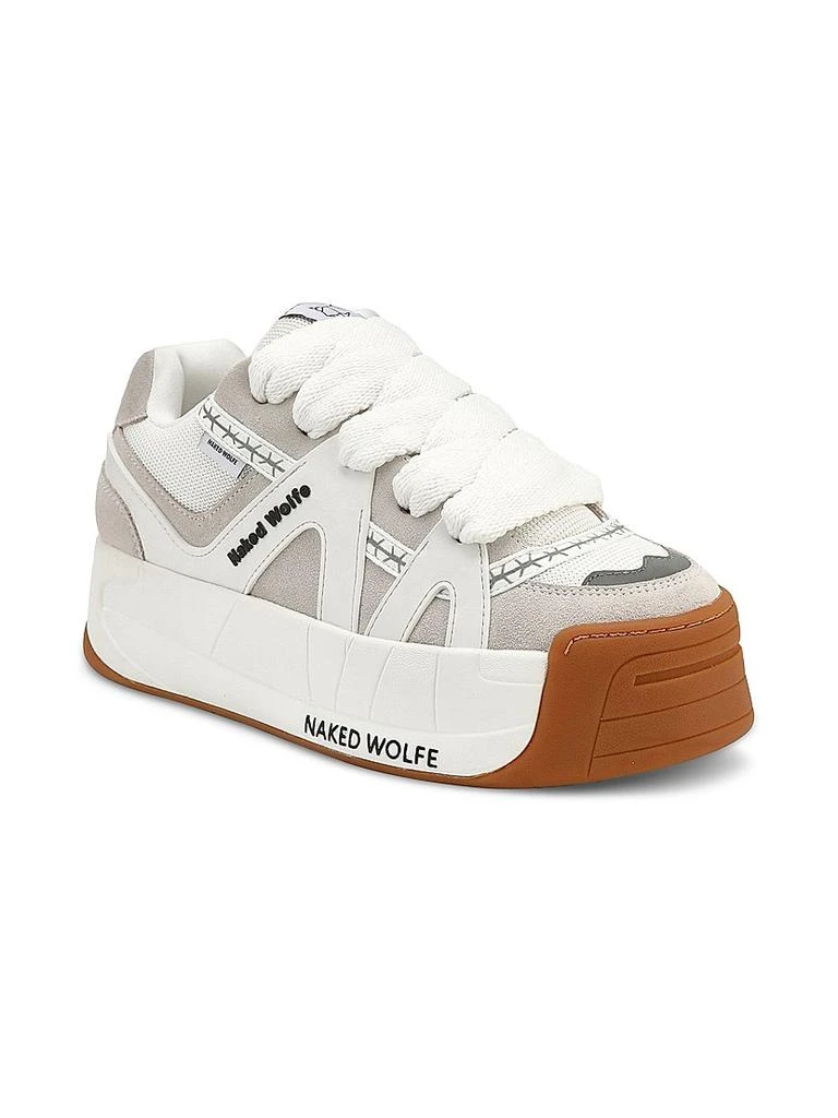 Naked Wolfe Slide White Low Top Sneakers 2