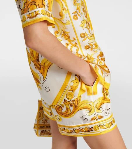 Dolce 
Gabbana Majolica silk twill shirt 5