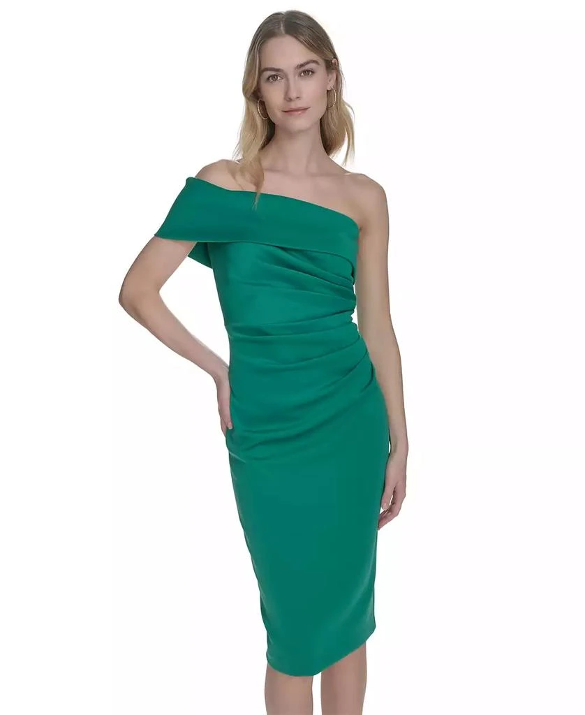Eliza J Women's One-Shoulder Sheath Dress 4