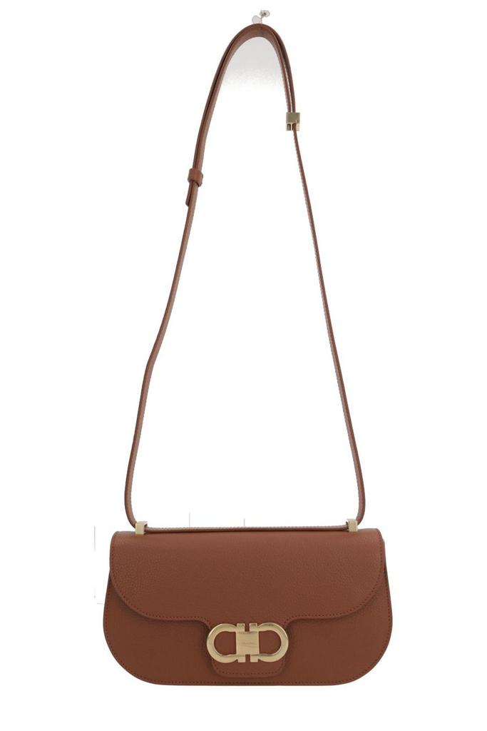 【FERRAGAMO】Double Gancini mini crossbody bag Salvatore Ferragamo Ferragamo Double Gancini Mini Crossbody