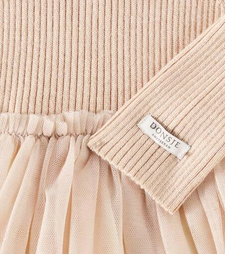 Donsje Baby Lotus wool-blend and tulle dress 3