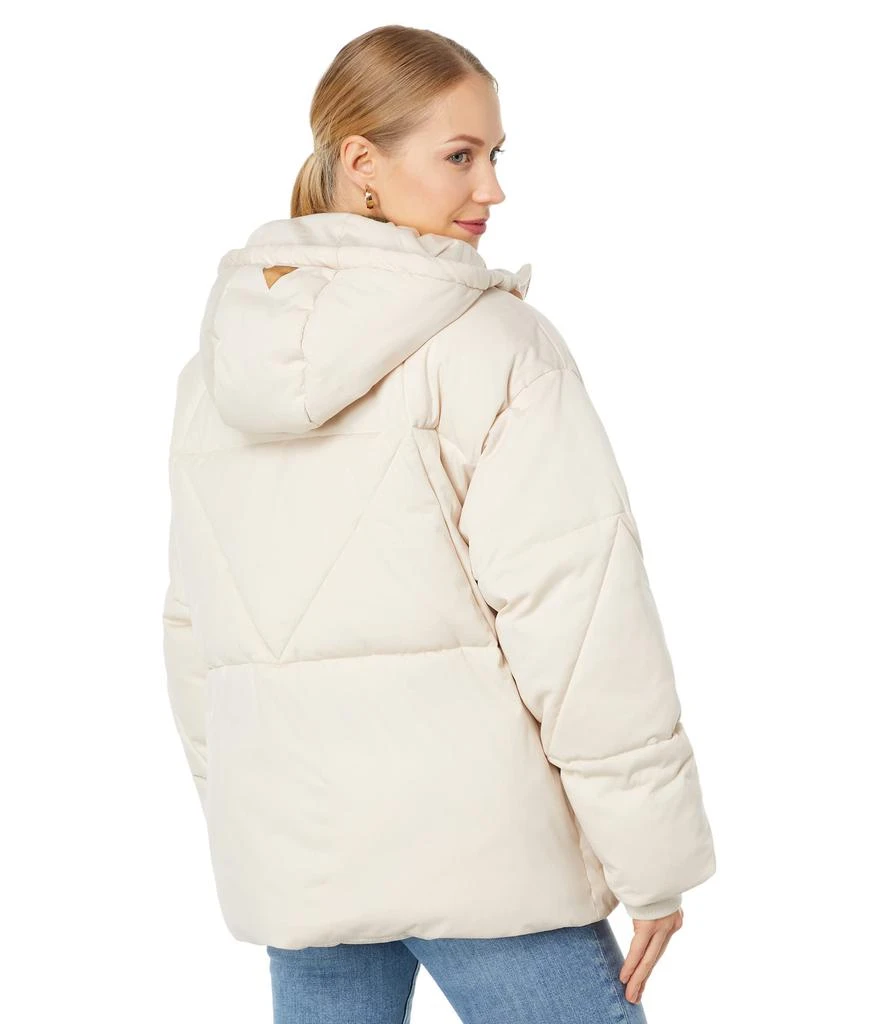 Avec Les Filles Rose Gold Hardware Short Puffer 2