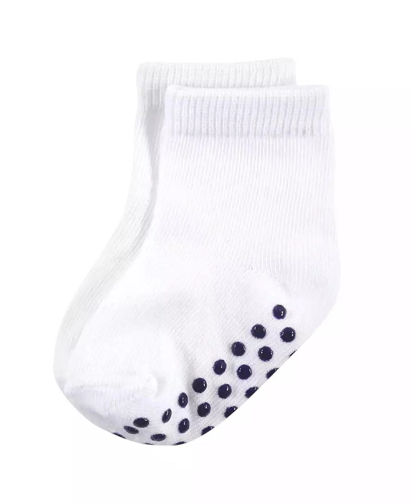 Touched by Nature Natural 
 Eight-Pair Non Skid Crew Socks 6