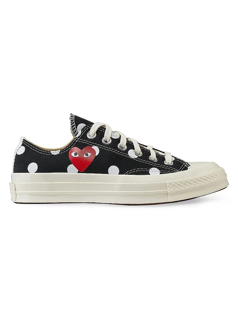 Comme des Garcons CdG PLAY x Converse Women
s Chuck Taylor All Star Polka Dot Low-Top Sneakers