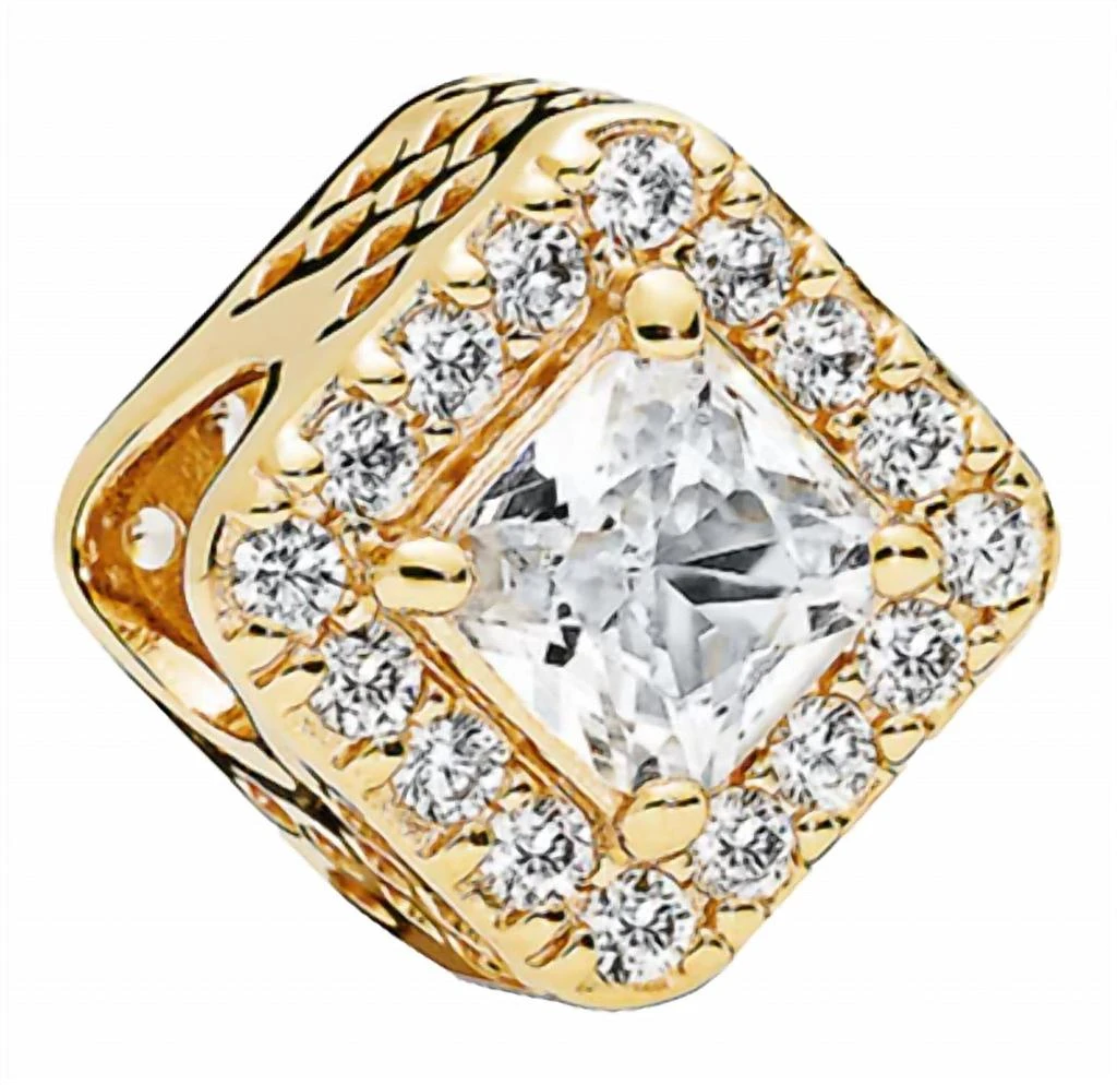 PANDORA Pandora - Women
s Square Crystal Charm 2