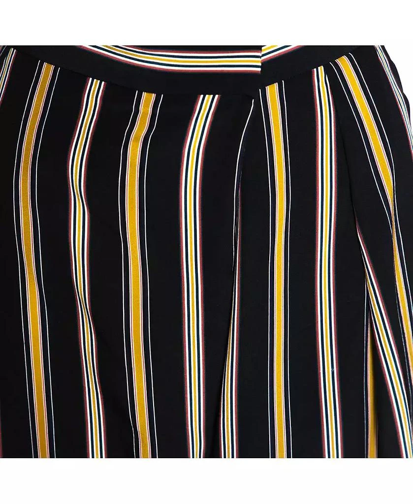 Pre-Owned Chloe Women
s Multicolor Silk Rough Striped Cropped Trousers 3