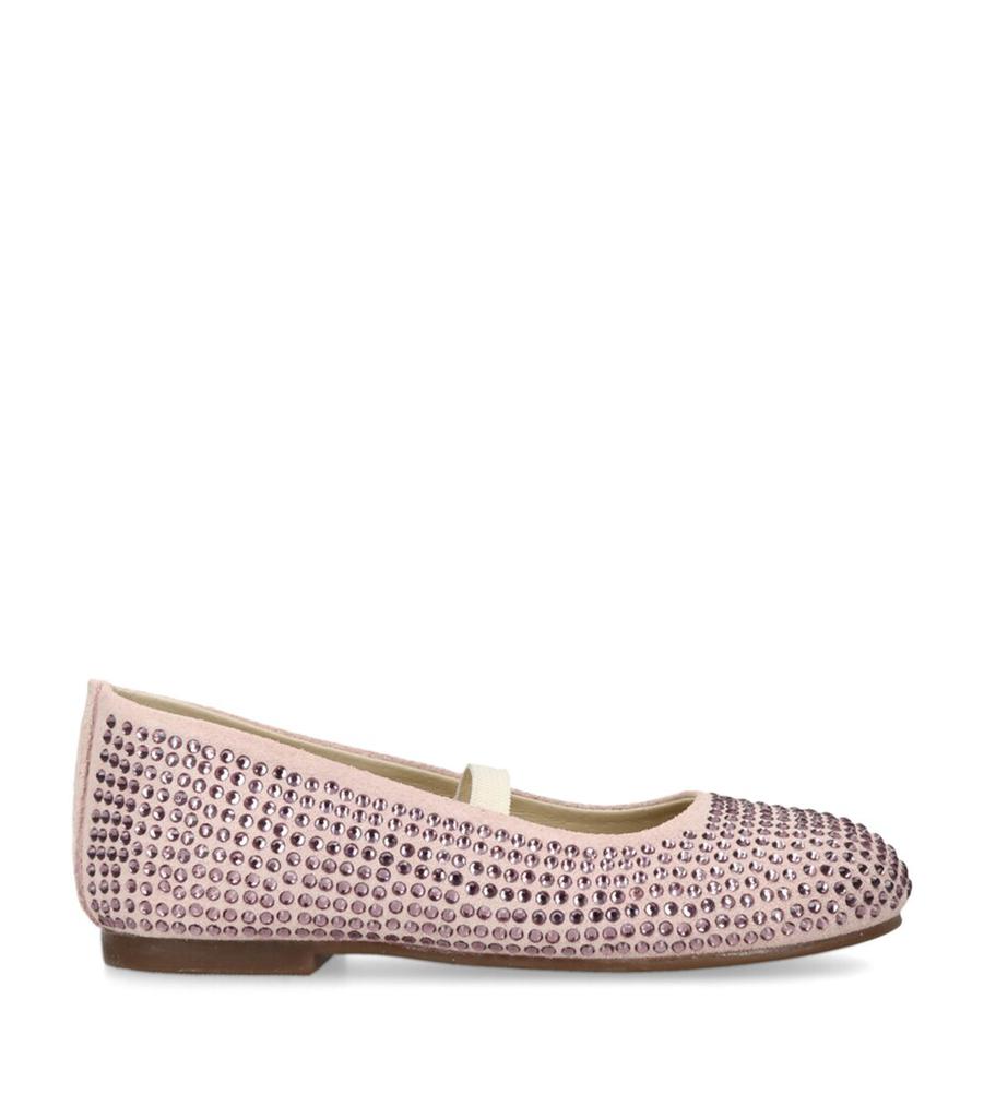 Babywalker Crystal-Embellished Mary Janes