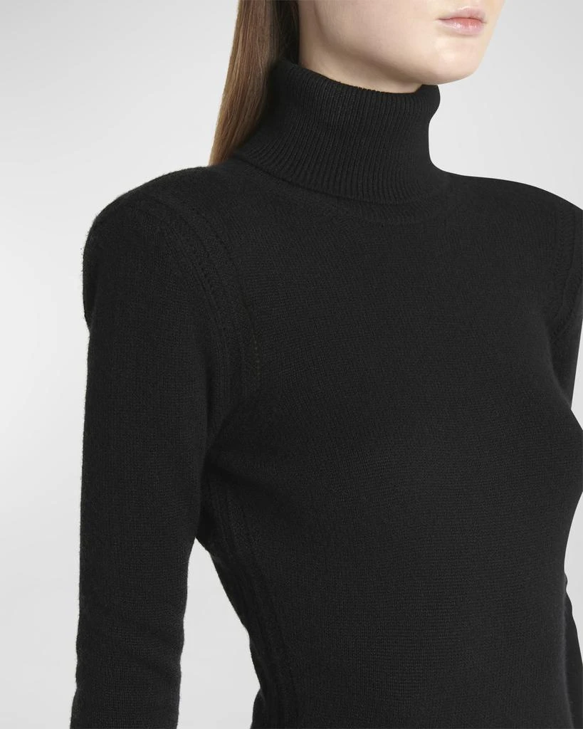Tom Ford Turtleneck Backless Soft Cashmere Maxi Dress 7