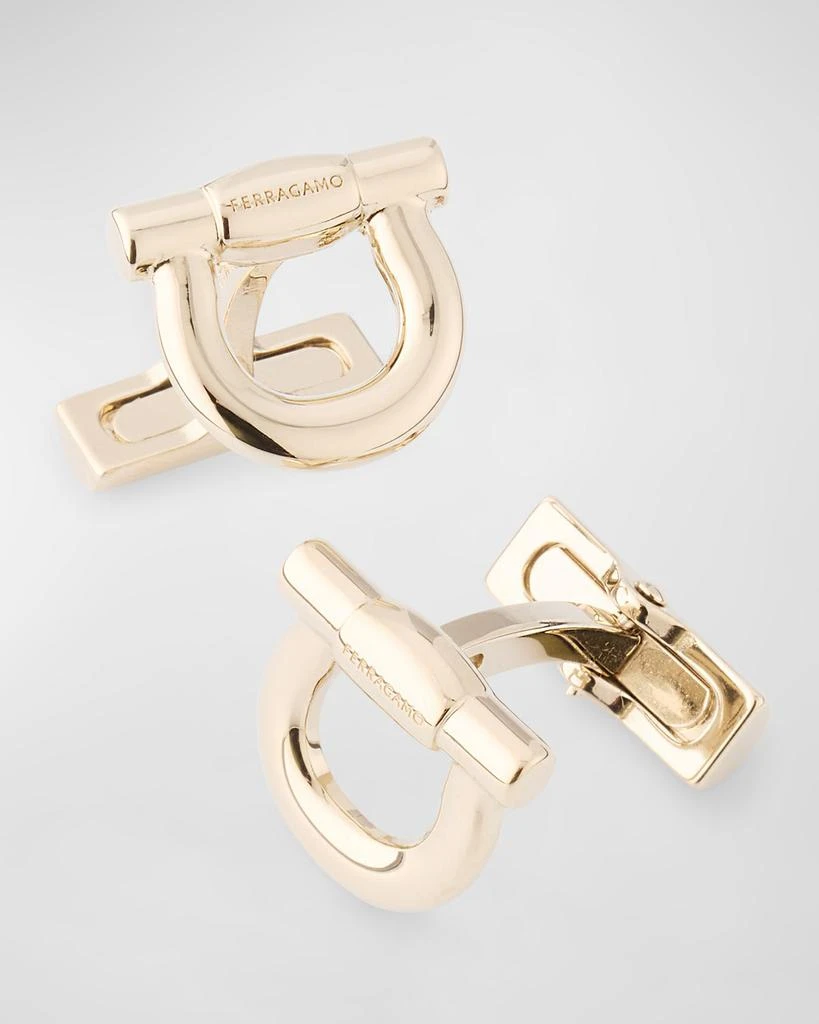Salvatore Ferragamo Men
s Gancini Cufflinks