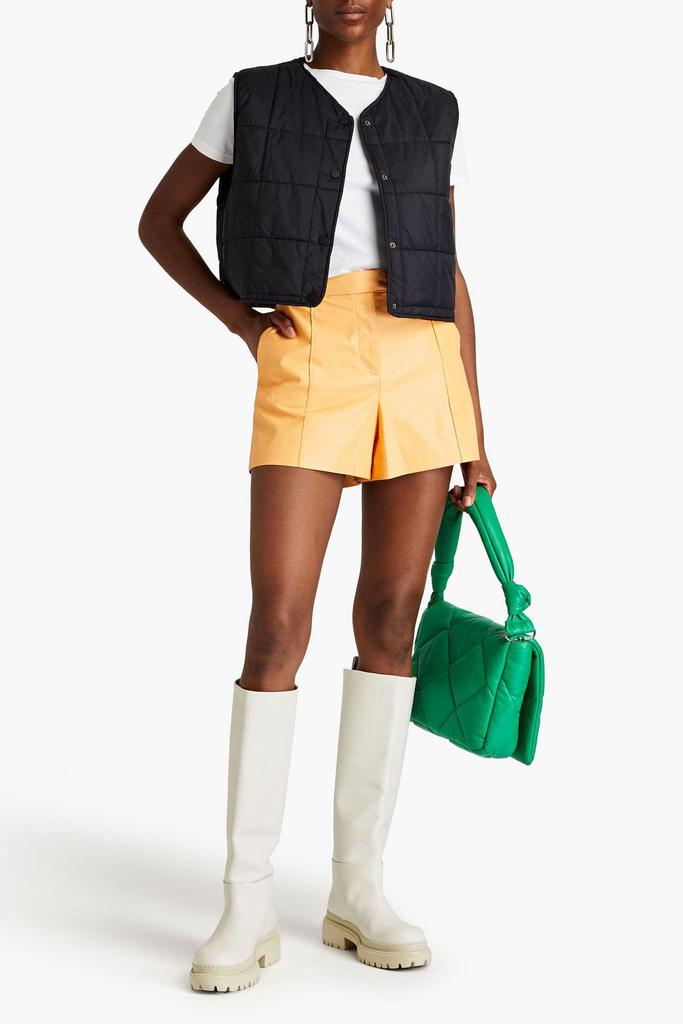 STAND STUDIO Kirsty faux leather shorts