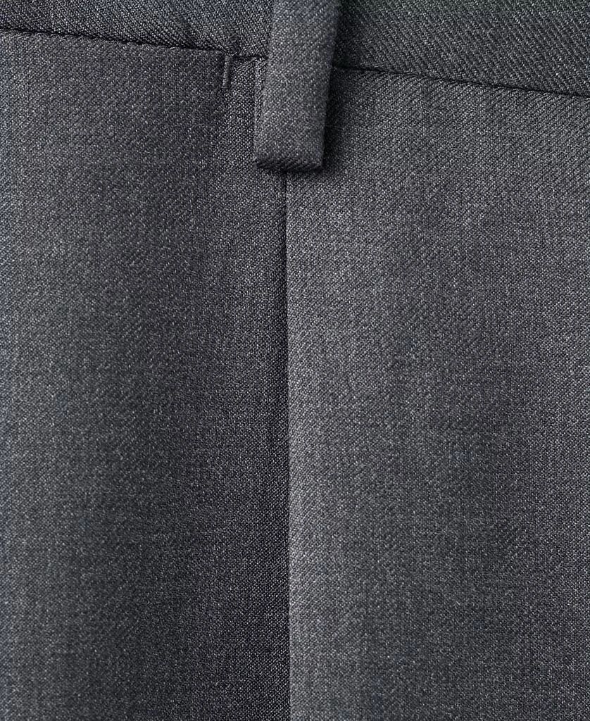 Mango Men's Italian Virgin Wool Flannel Suit Pants 5