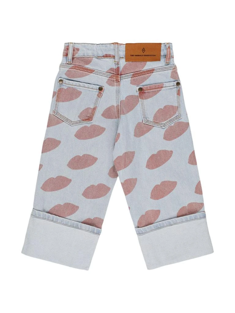The Animals Observatory Printed Stretch Cotton Jeans 2