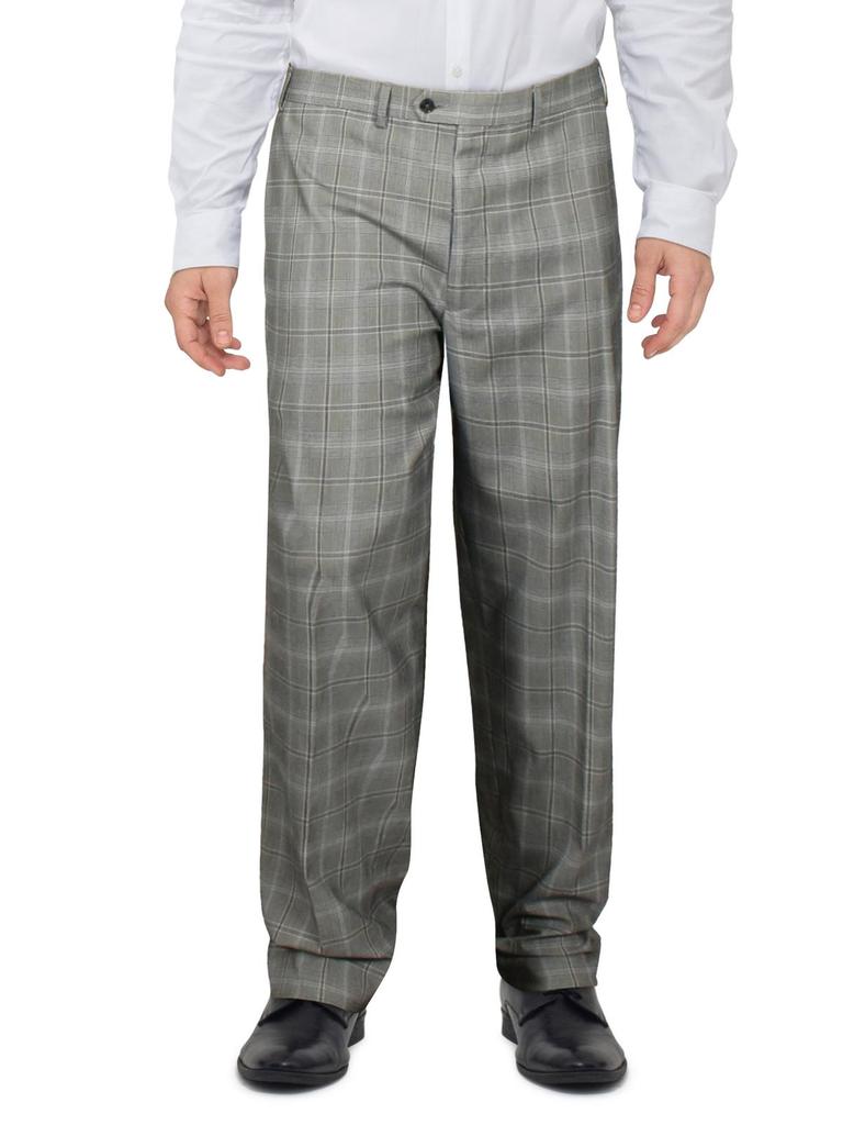 Sean John Mens Classic Fit Pattern Suit Pants