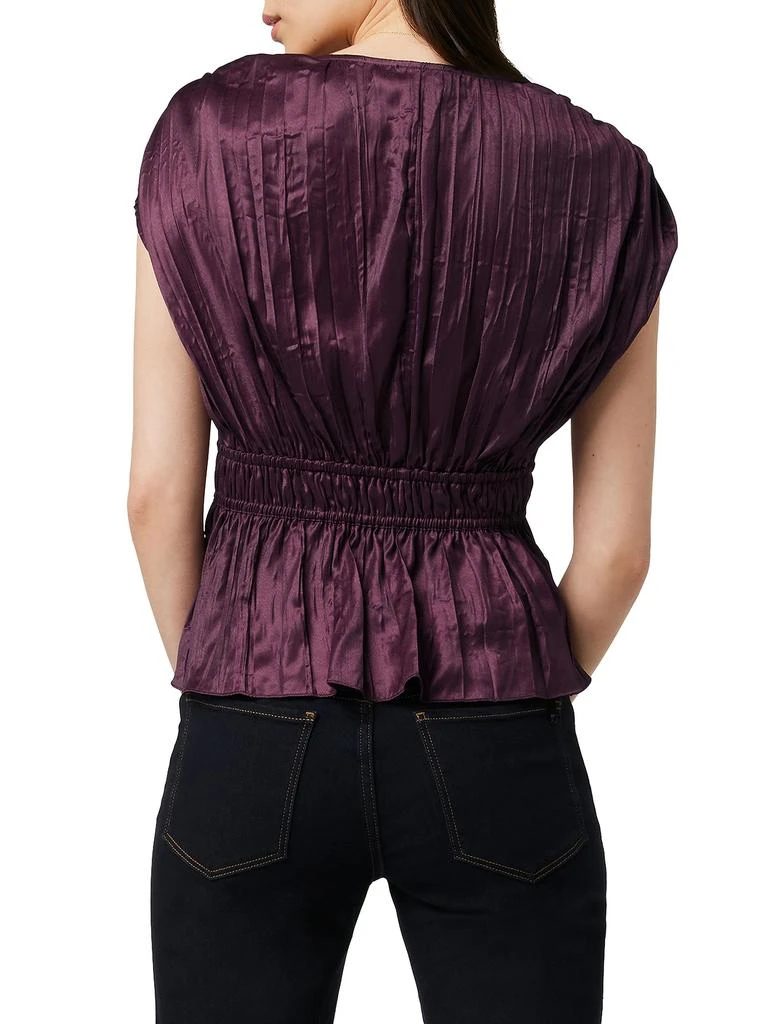 Joe
s Jeans The Lea Gathered Satin Peplum Top 4