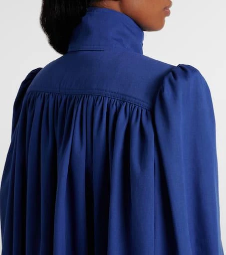 Chloé Gathered cotton canvas jacket 6