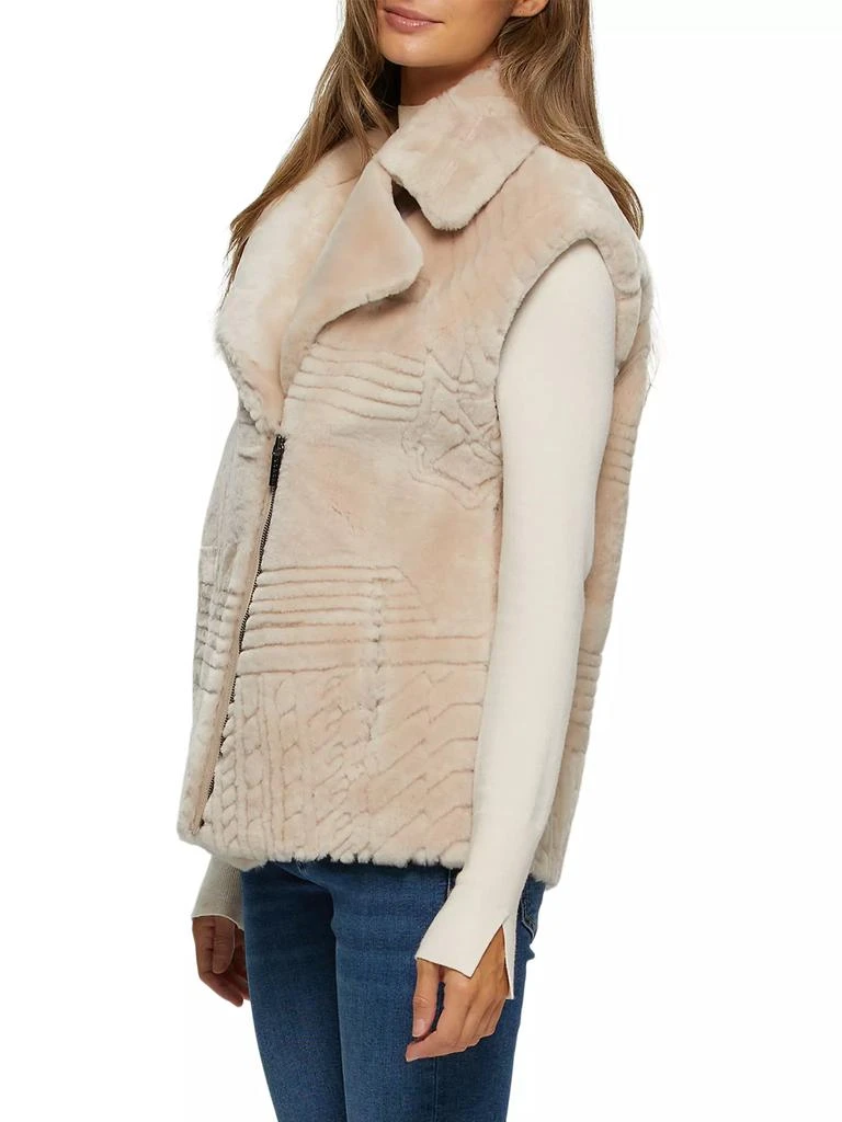 Gorski Select Shearling Lamb Zip Vest 3
