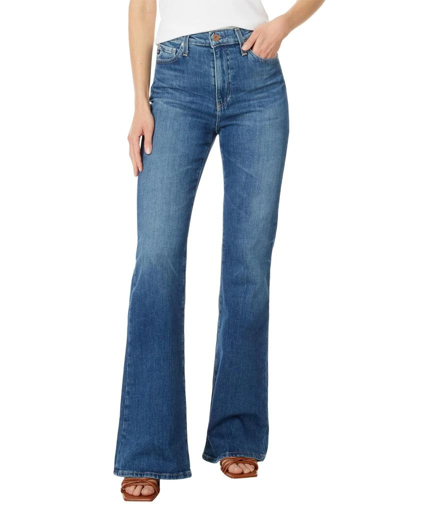 AG Jeans Madi Super High Rise Flare Jean in Alibi 1