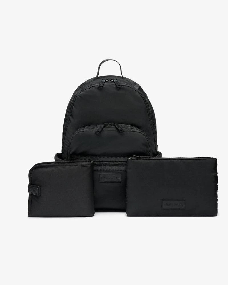 Tiba + Marl Elwood 2.0 Changing Backpack Black Woven 3