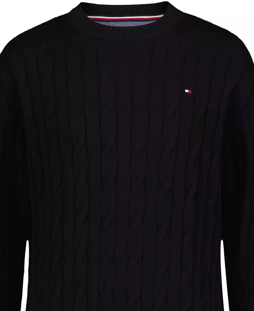 Tommy Hilfiger Boys' 8-20 Crewneck Cable Knit Sweater 3