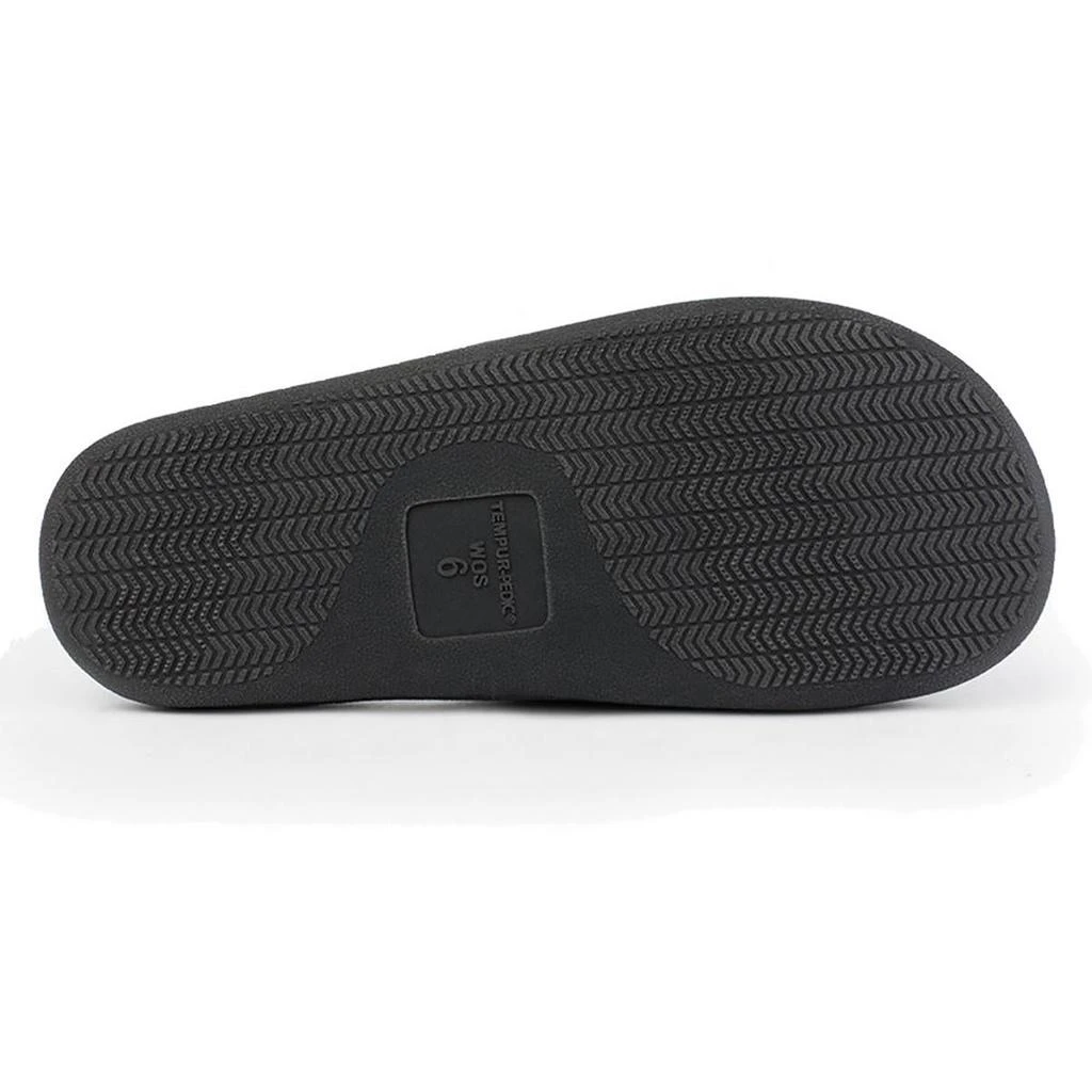 TEMPUR-PEDIC Geana Womens French Terry Adjustable Slide Slippers 3