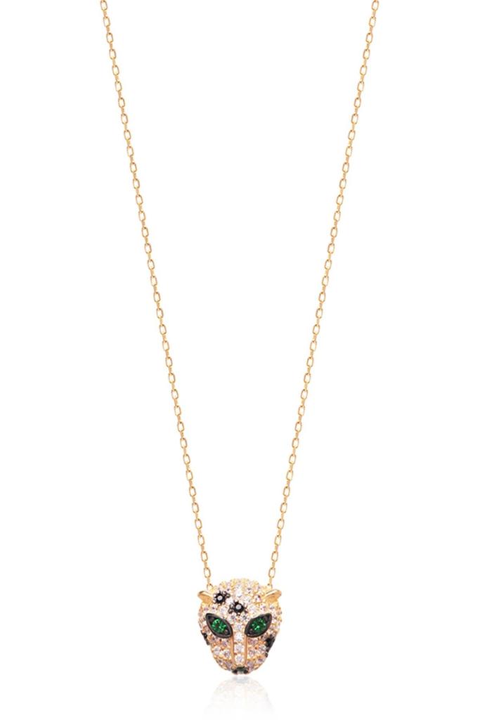 Gabi Rielle Pavé CZ Panther Pendant Necklace