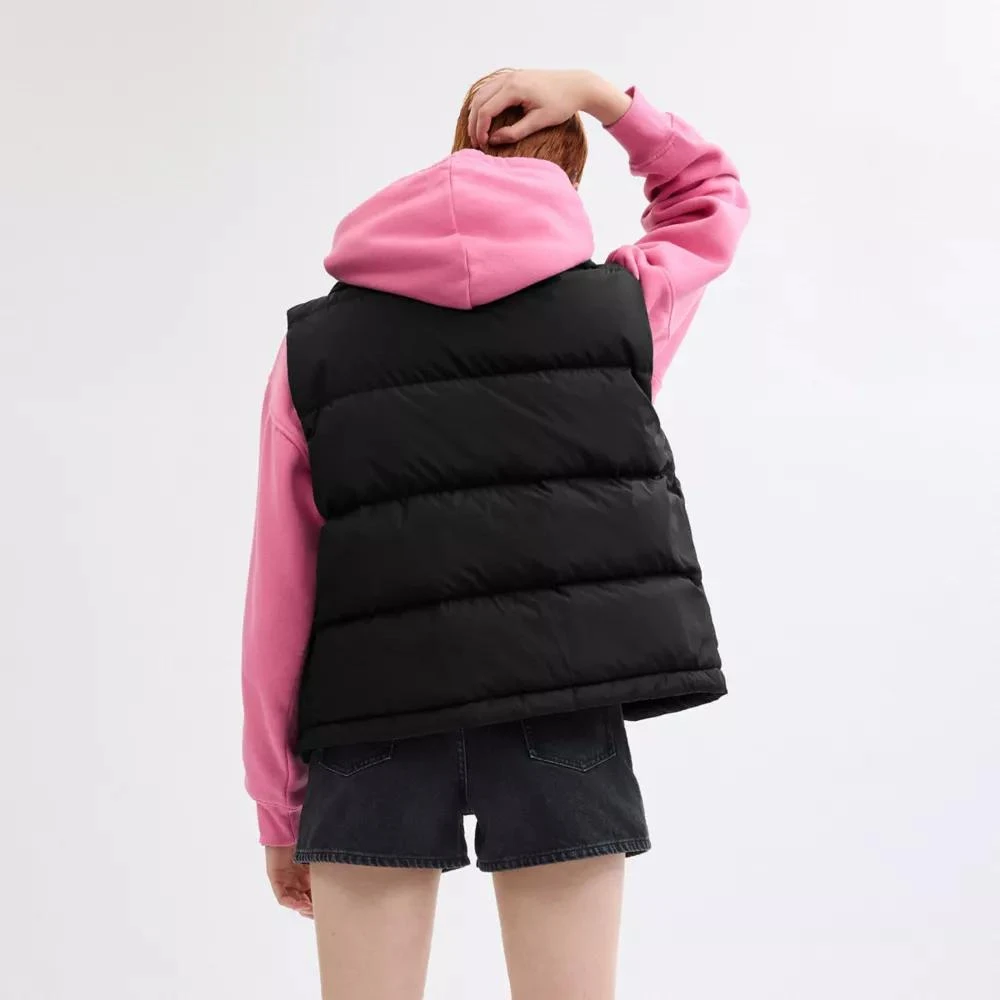 Coach Puffer Vest In Recycled Polyester 3