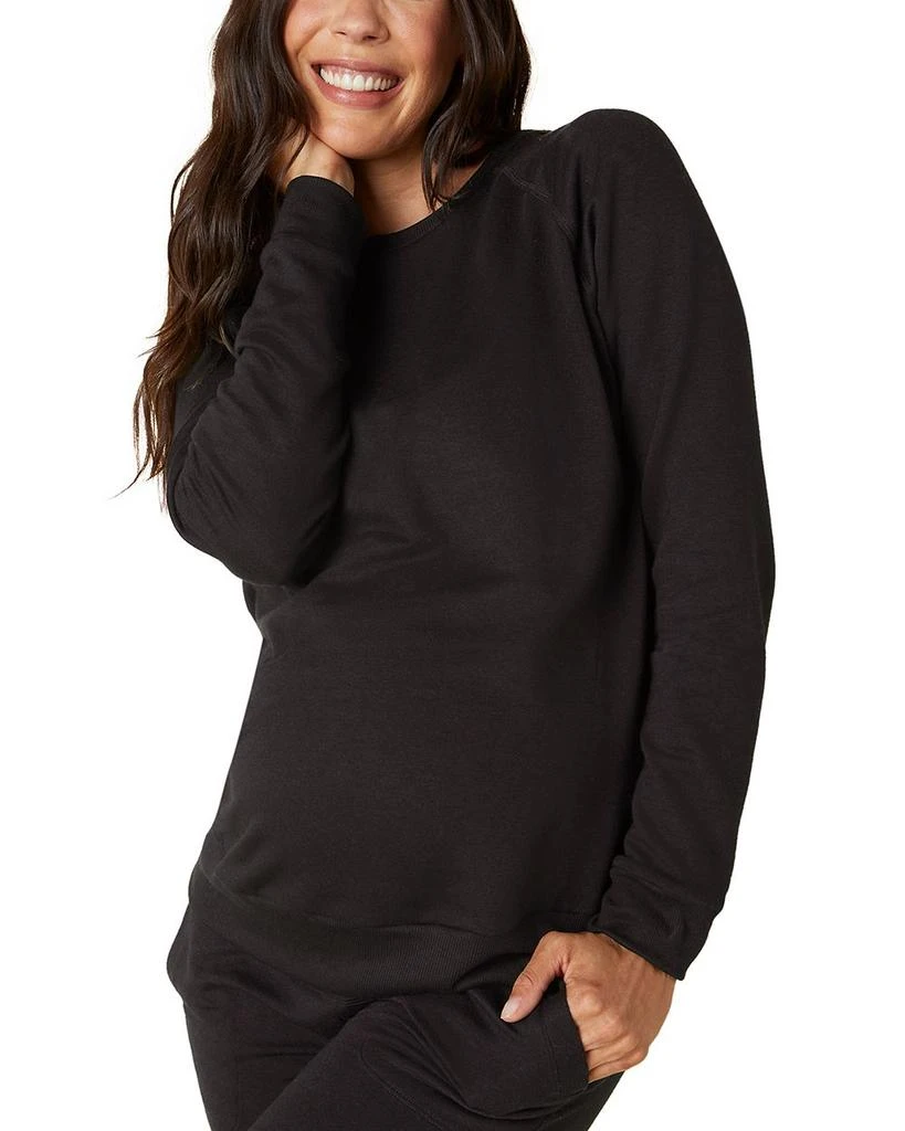 Beyond yoga Raglan Sleeve Maternity Sweatshirt 4
