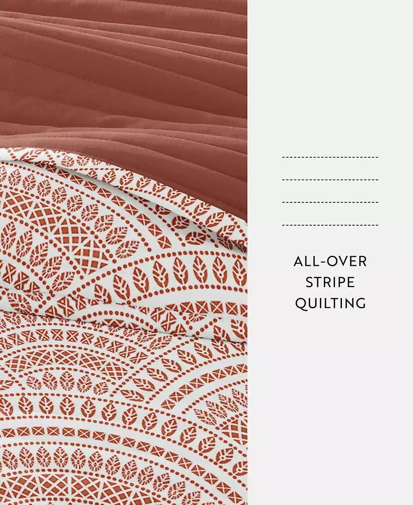 IENJOY HOME Scallop Reversible 3-Pc. Quilt Set 4