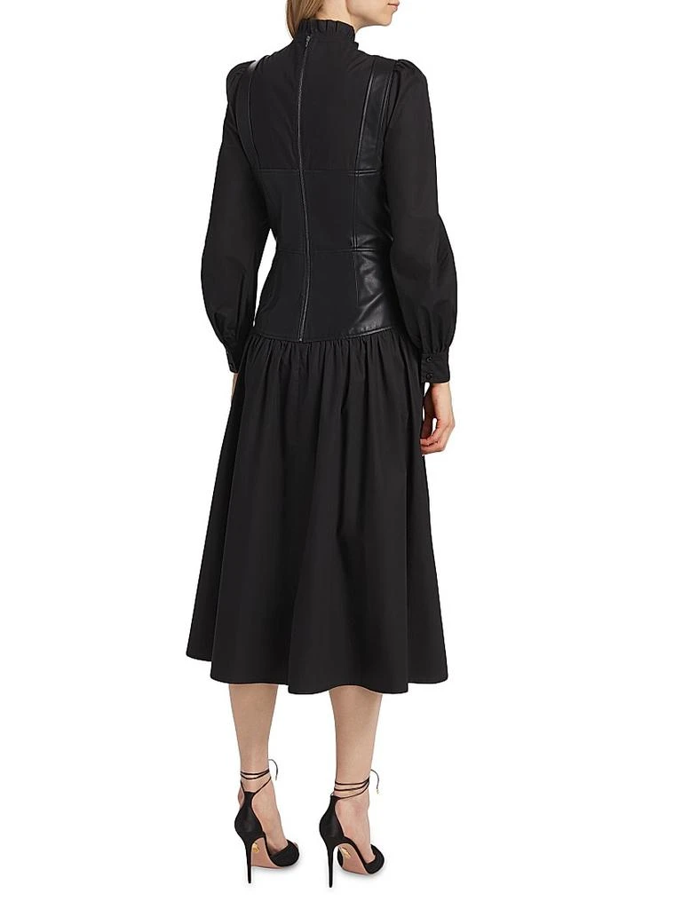 Mix Media Cotton & Faux Leather Midi-Dress On Sale Now with Up to 63% Off | Discover Exclusive Deals & Savings at BeyondStyle Authentic Marchesa Rosa modern|collared|solid|puff sleeve|faux leather|women's apparel|Women's|pleated|women's|a-line ... Mix Media Cotton & Faux Leather Midi-Dress On Sale Now with Up to 63% Off | Discover Exclusive Deals & Savings at BeyondStyle Authentic Marchesa Rosa modern|collared|solid|puff sleeve|faux leather|women's apparel|Women's|pleated|women's|a-line ...