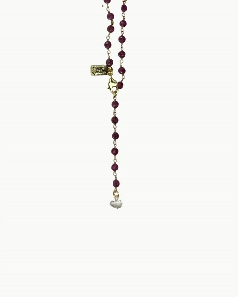 NATIVE GEM Women
s July Birthstone Necklace In Ruby 2