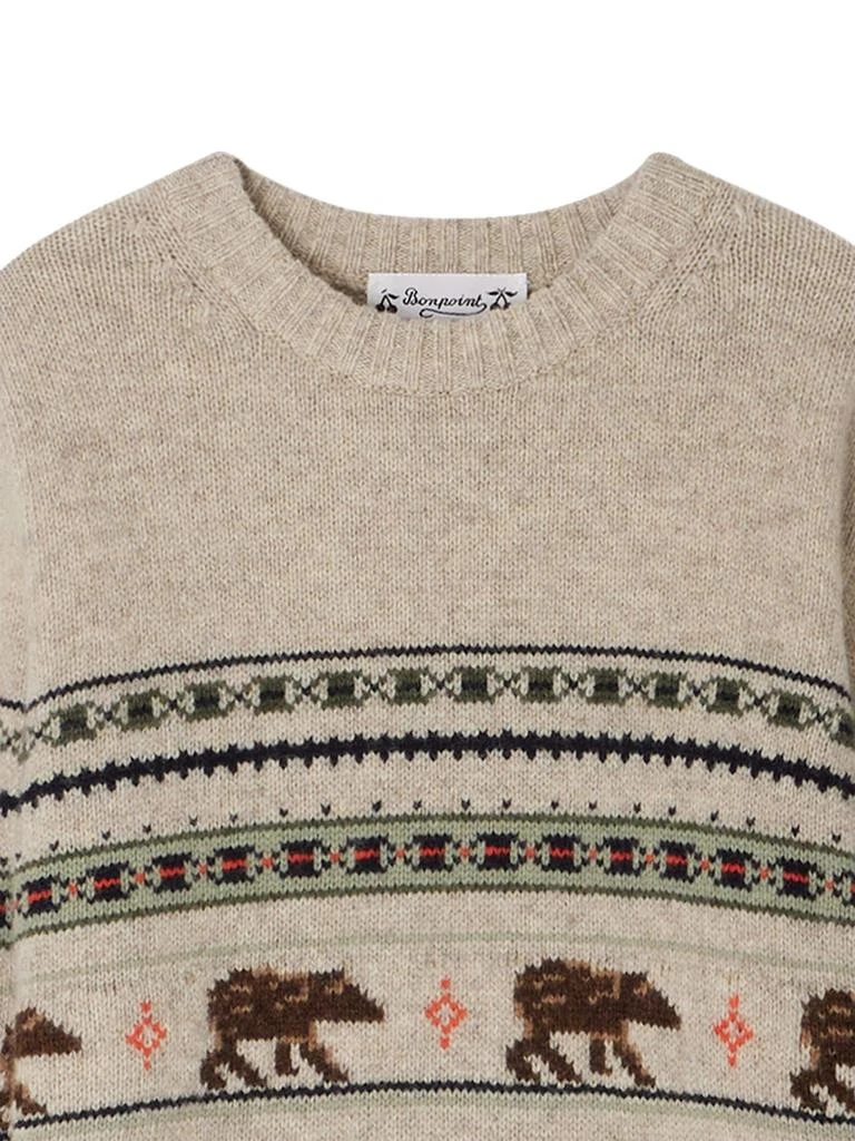 Bonpoint Bonpoint Boys Grande Jumper in Grey 3