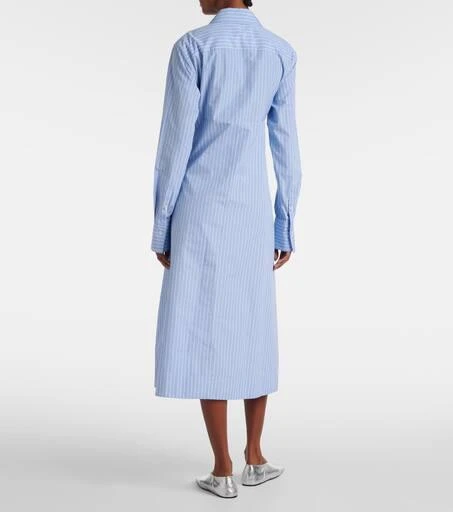 Jil Sander Pinstripe cotton shirt dress 3