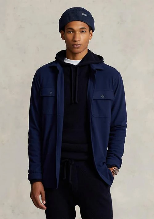 Ralph Lauren Classic Fit Knit Flannel Work Shirt 1