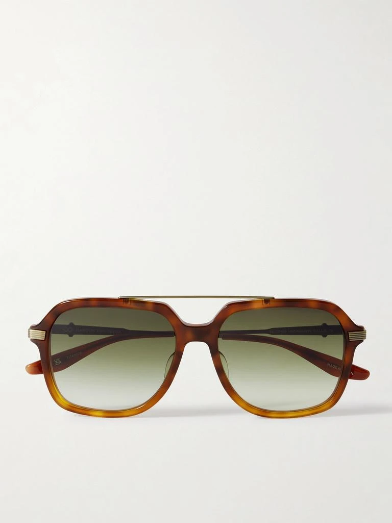 Barton Perreira D. Ellis Aviator-style Tortoiseshell Acetate  display picture 1
