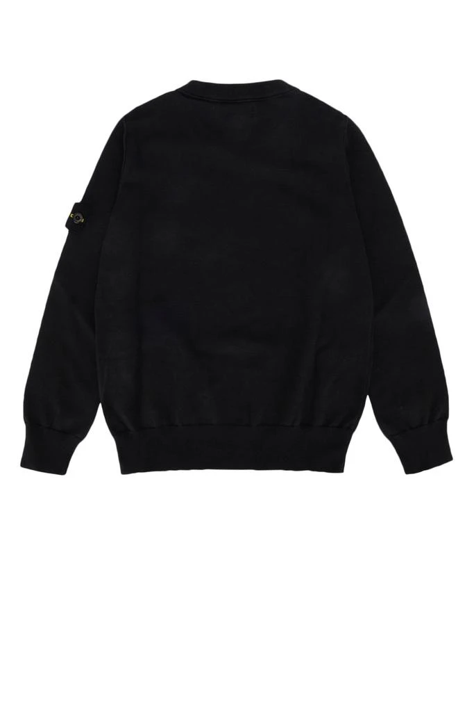 Stone Island Junior Stone Island Junior Compass-Motif Crewneck Jumper 2