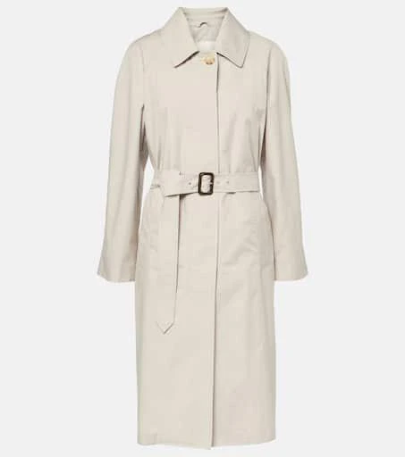 Max Mara The Cube Orleans belted twill coat 1