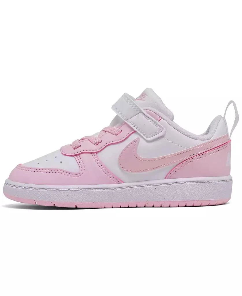 Nike Toddler Girls Court Borough Low Recraft Adjustable Strap Casual Sneakers from Finish Line 3